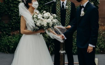 A Covid Wedding Story- Face Masks and Food Trucks!